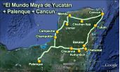 El programa de excursiones "El mundo mayas de Yucatán + Palenque + Cancún", 6 días /5 noches