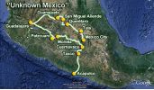 The Central and the South-Eastern Mexico